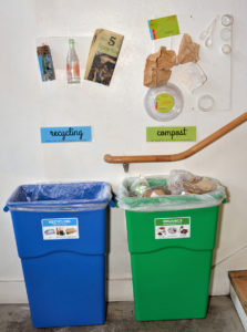 Liba recycling and compost bins