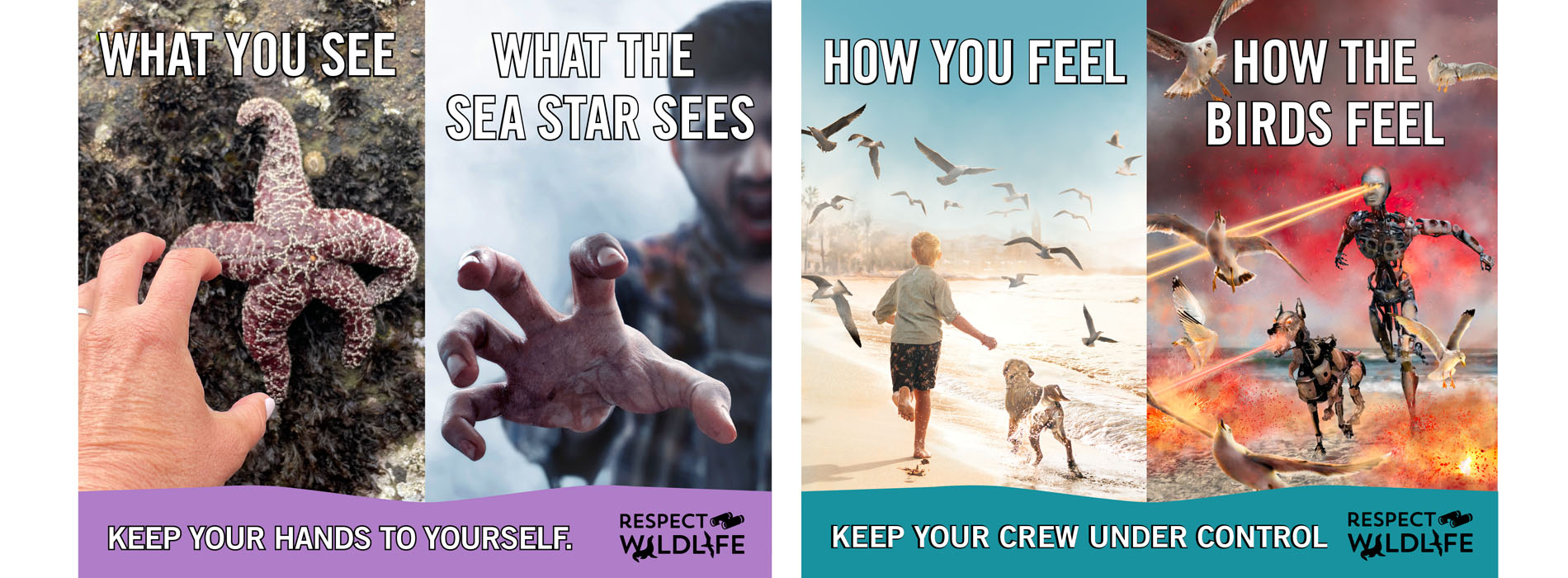 Respect Wildlife Gigantic Idea Studio